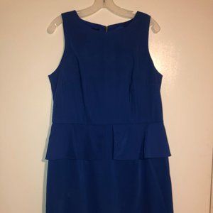 Blue Peplum Dress